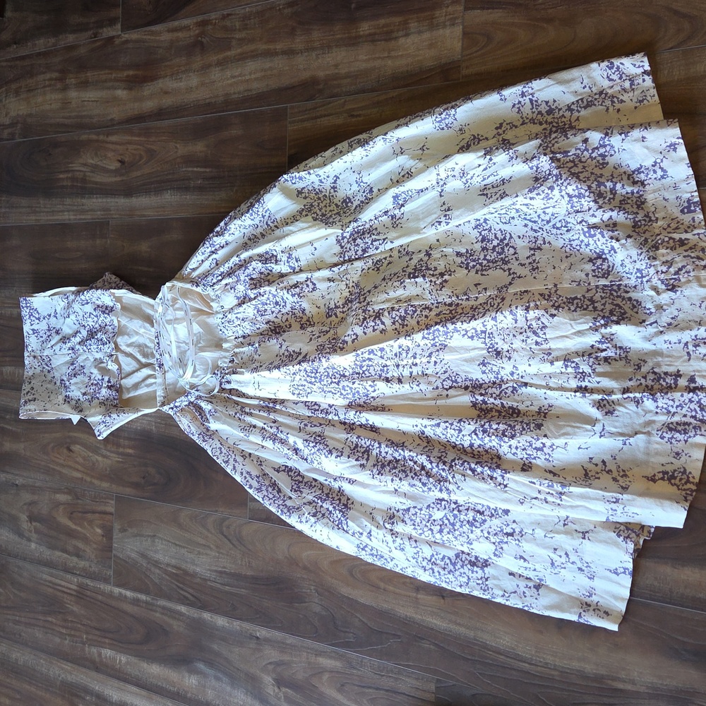 Anthropologie X Aureta Side Cut Out Midi Dress, NWT, Small - Picture 6 of 8